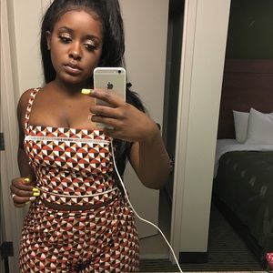 Forever 22 matching top and pants set (L)